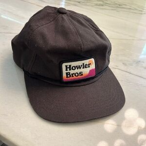 Howler Bros Flat-bill Snapback hat Black